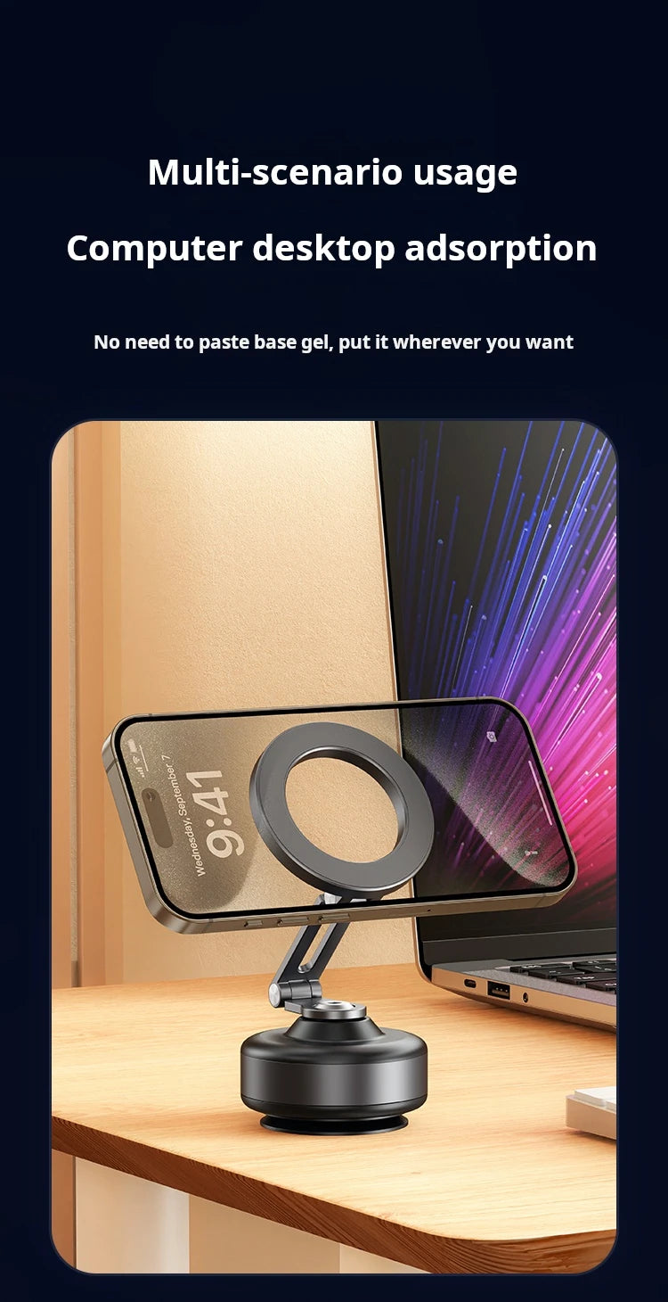 Magnetic Vacuum Adsorption Car Mount Mobile Phone Holder