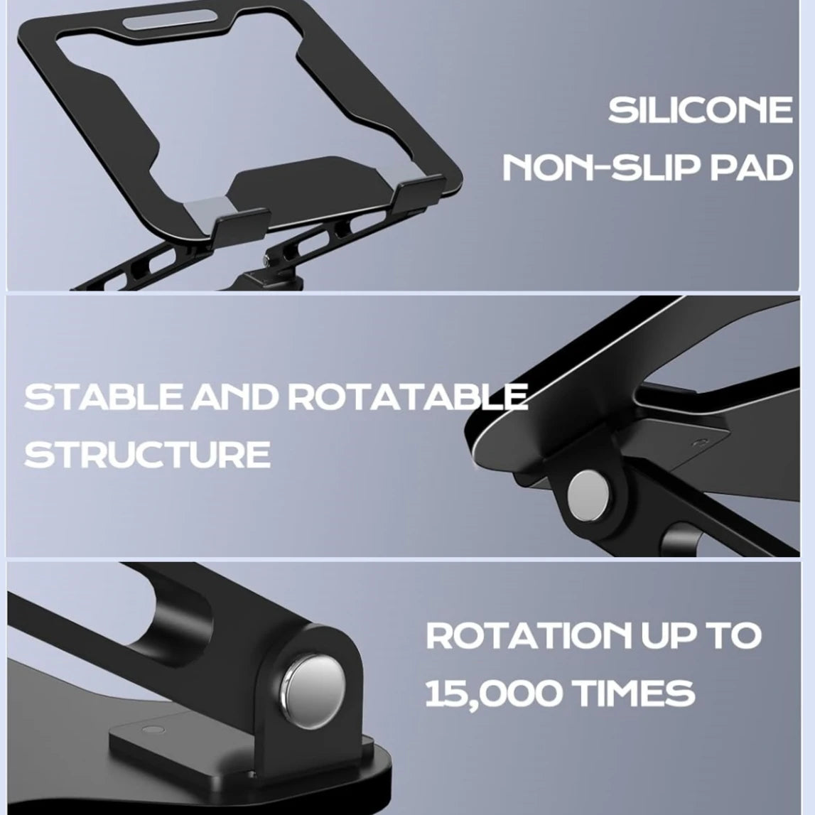 Phone Tablet Stand Adjustable Aluminum Alloy laptop Tablet