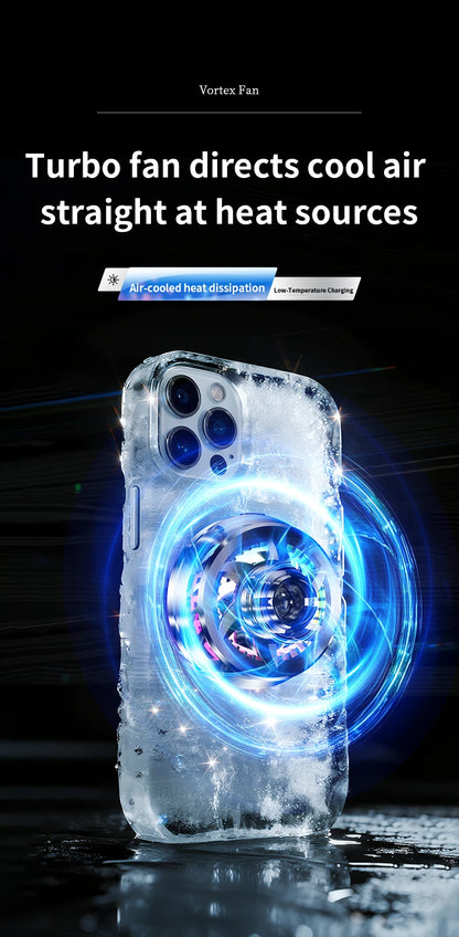 Wireless Car Charger 15W Magnetic Turbo Air Cooling