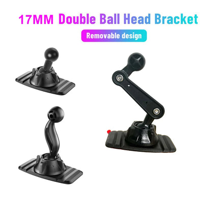 Universal 17mm Ball Head Car Dashboard Sticker Base