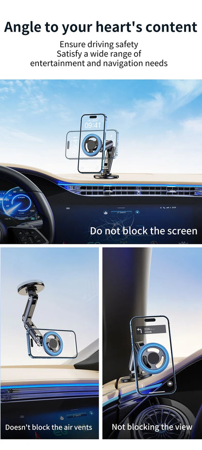 Universal Metal Car Magnetic Semiconductor Cooling Phone Holder