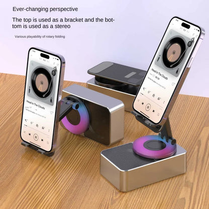 3 In 1 Mobile Phone Bracket Bluetooth Speaker Power Bank