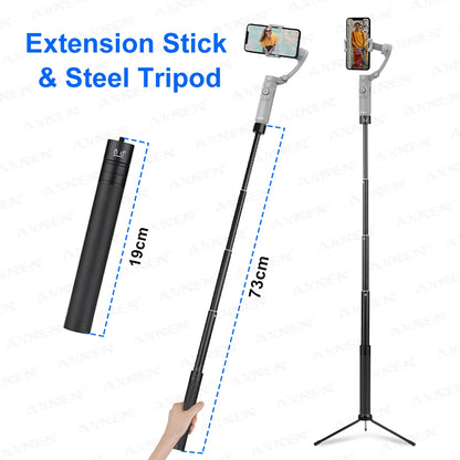 AXNEN 3-Axis Gimbal Handheld Self Stabilizer with Tripod