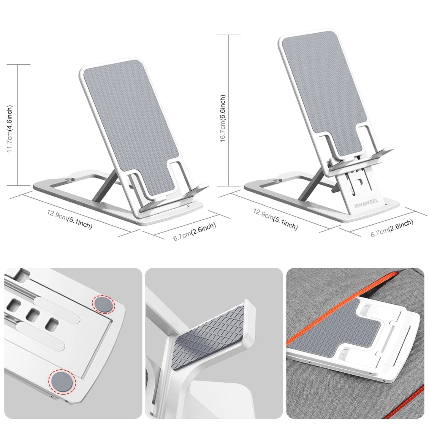 HAWEEL Adjustable Lifting Folding Portable Live Broadcast