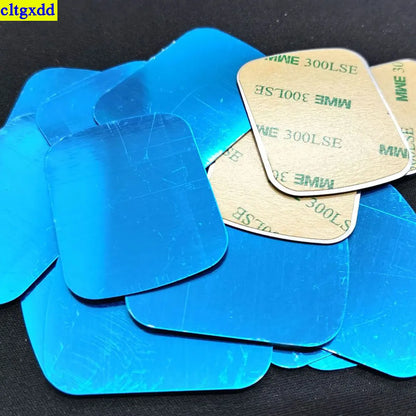 Circular square car phone magnetic metal plate universal patch bracket