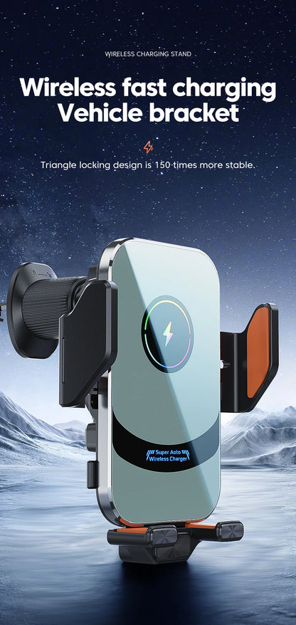 66W Wireless Car Phone Holder Fast Charging Magnetic Charger