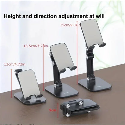 Three Sections Foldable Desk Mobile Phone Holder