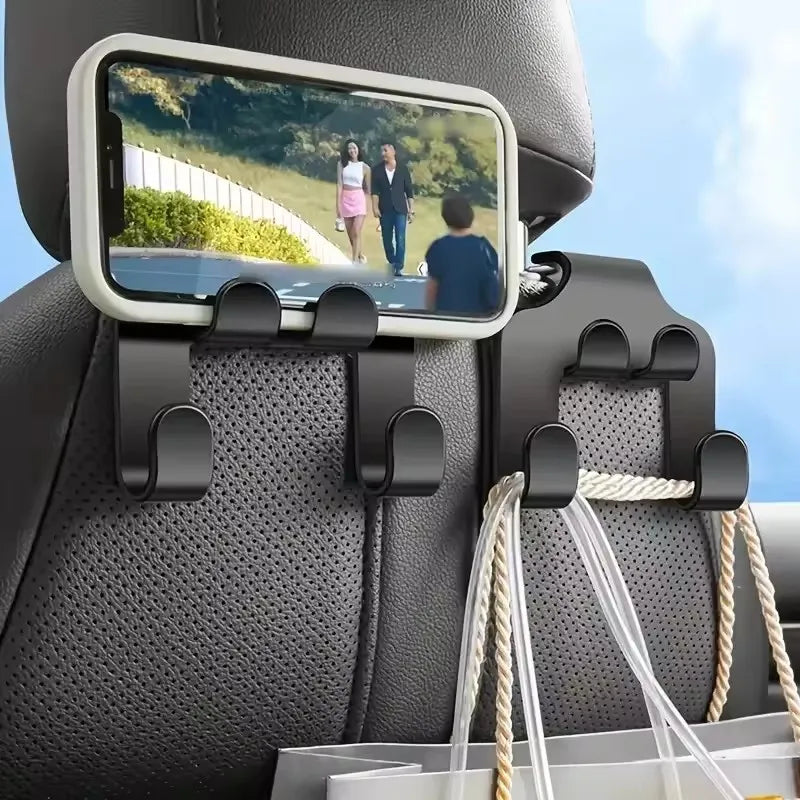 Car Back Seat Hook Hanging Storage Mobile Phone Holder