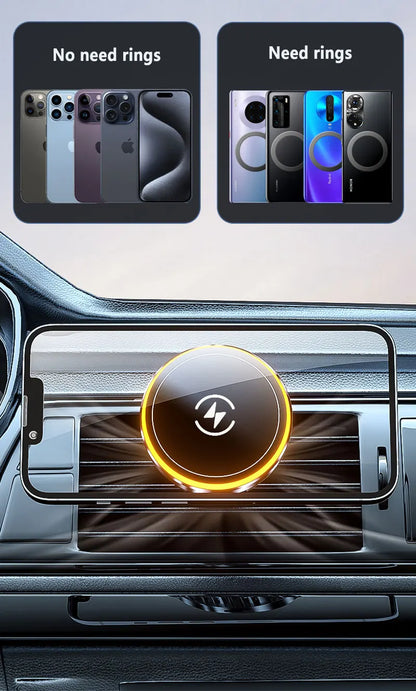 Car Phone Holder For BMW X1 U11Magnetic Wireless Charging