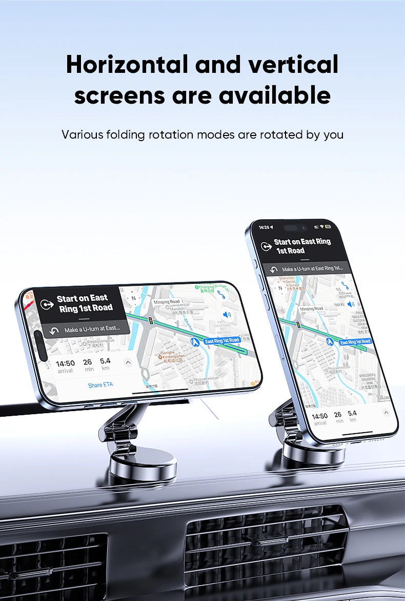 Magnetic Magsafe Car Phone Holder For Vehicles Mobile Support