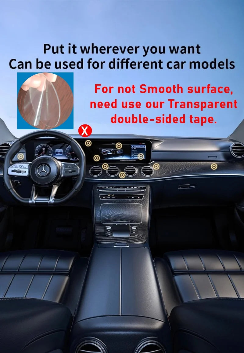 Electric Vacuum Suction Magnetic Car Phone Wireless Charger Holder