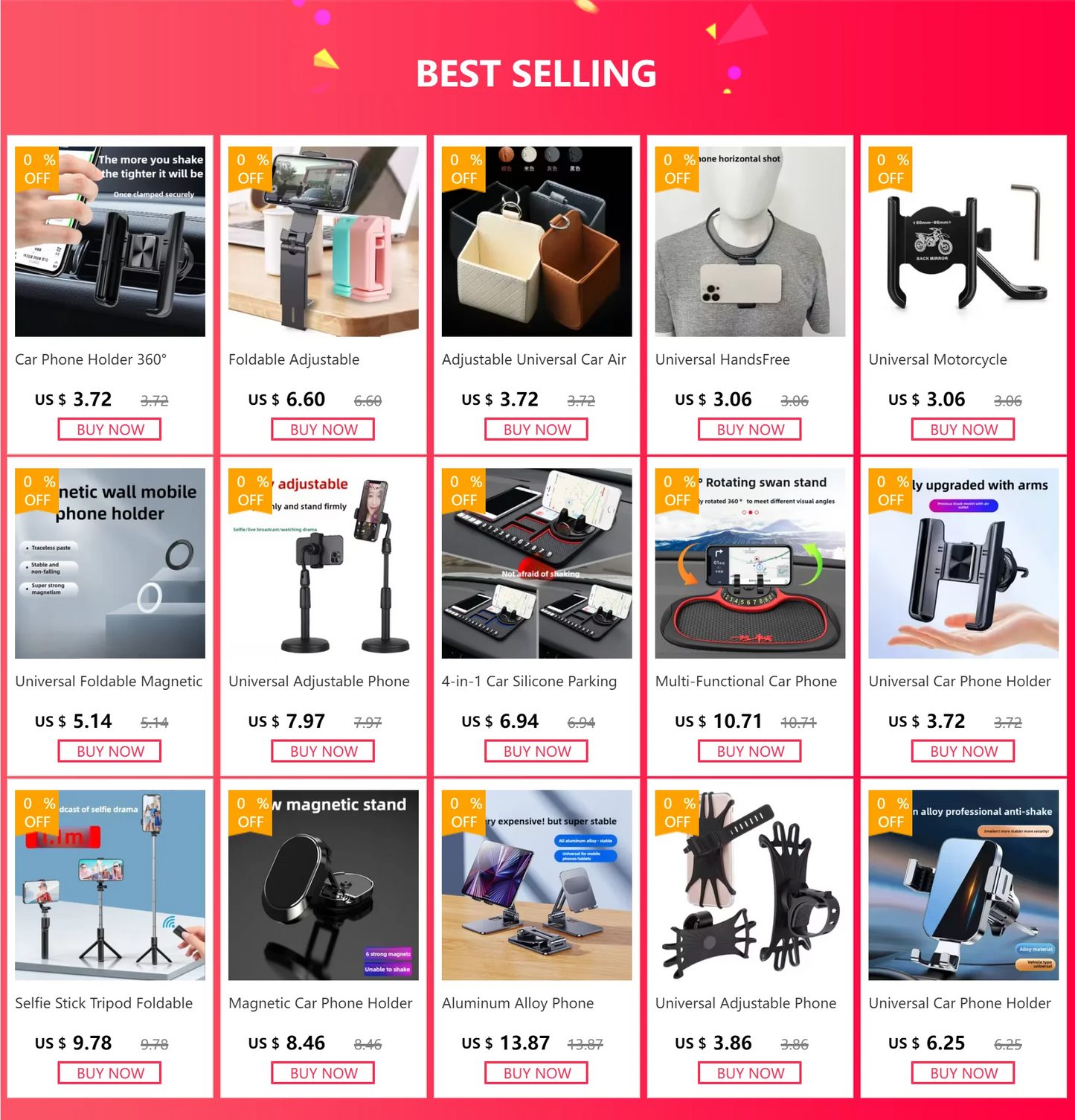 Portable Foldable Airplane Phone Holder Tablet Mount