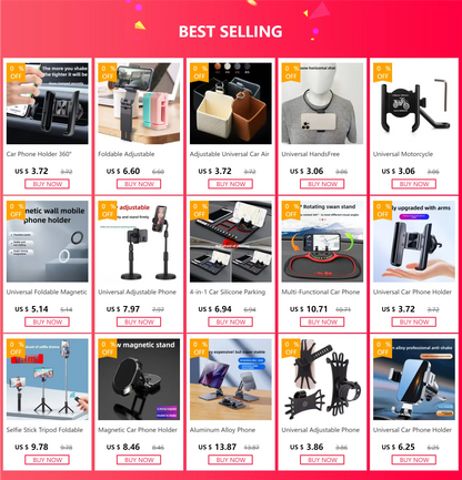 Portable Foldable Airplane Phone Holder Tablet Mount