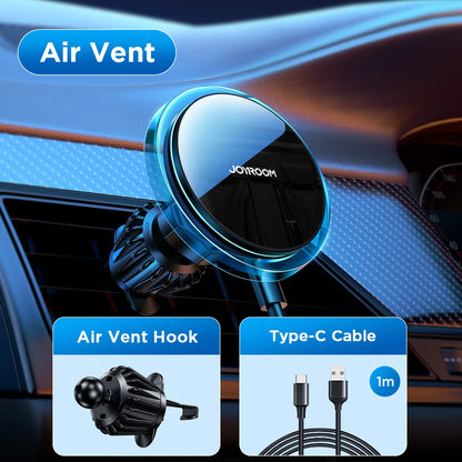 Joyroom Magnetic Car Phone Holder Wireless Charger