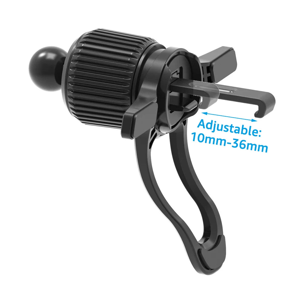 17mm Ball Head Car Air Vent Clip Cellphone Mount Stand Base