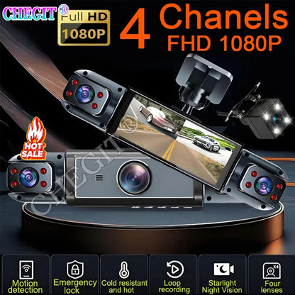 Car DVR 1080P Video Recorder 360°Dash Cam for Car