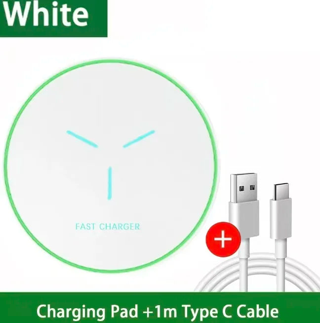 Wireless Charger Pad Chargers Induction Fast Charging Dock Station