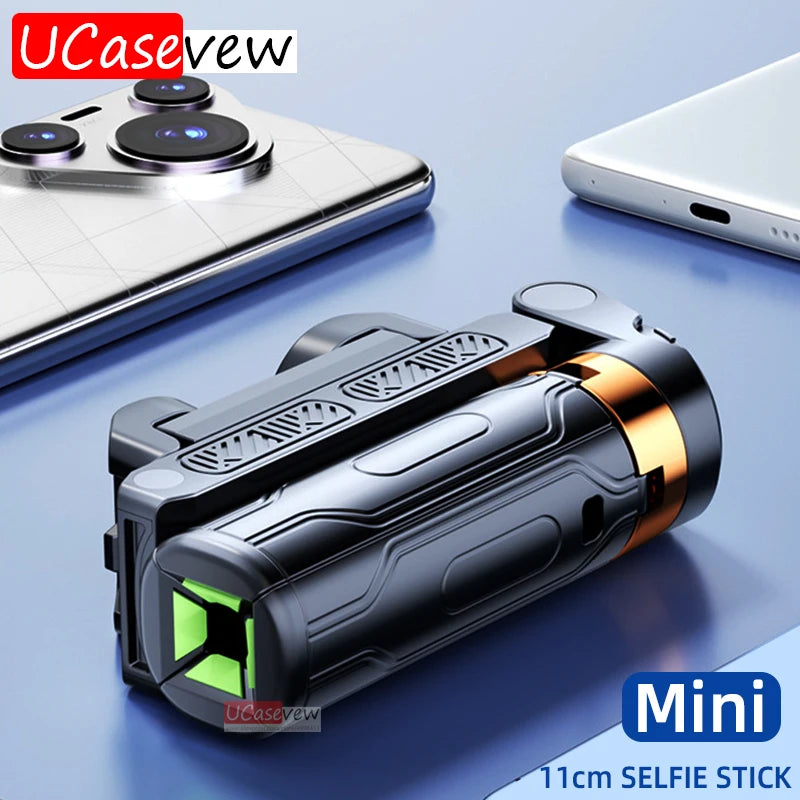 Portable Mini Remote Control Selfie Stick 360 Degree Rotation