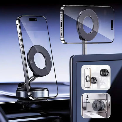 Vacuum Magnetic Car Phone Mount, 360° Rotatable