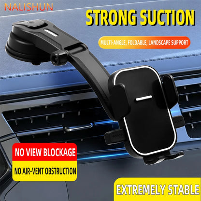 Car Phone Holder Universal Suction Cup Stable In-car Interior