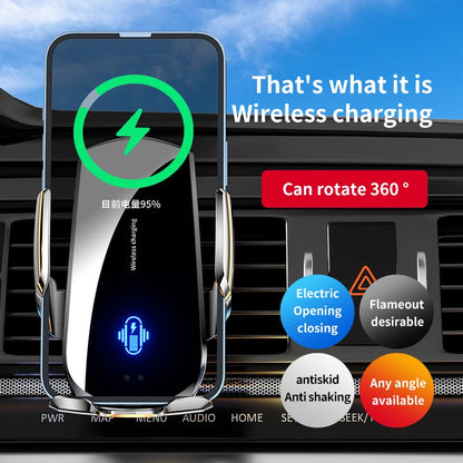 Wireless Car Phone Holder 15W Fast Charging Wireless Charger