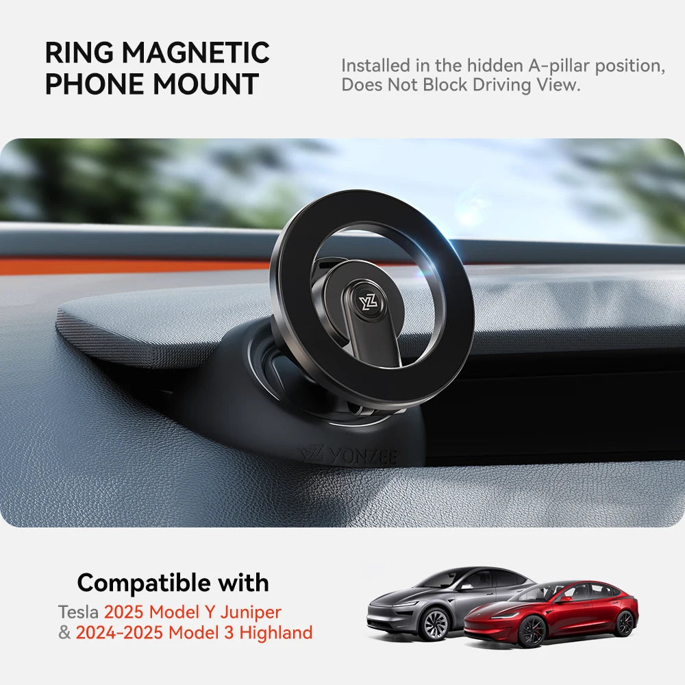 YZ For Tesla Model 3 Y Highland Juniper Car Magnetic Phone Holder