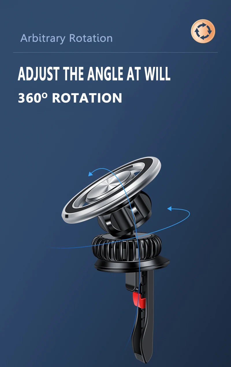 Magnetic Phone Holder Compatible With MagSafe Car Mount