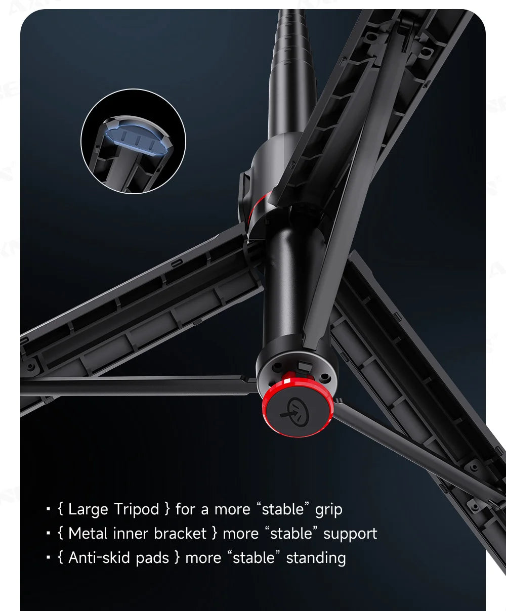 Bluetooth Selfie Stick Tripod Auto Pop-Up Foldable Holder