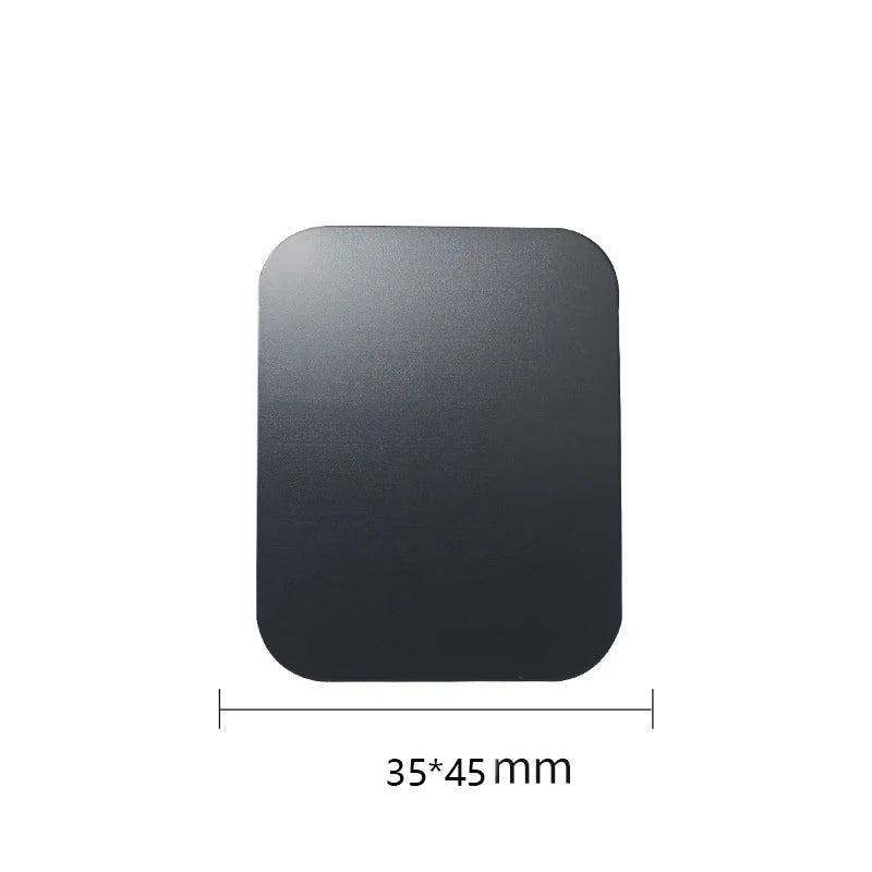 Matte black magnetic sheet adhesive metal plate for car