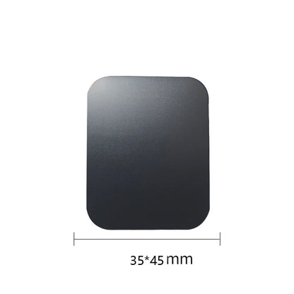 Matte black magnetic sheet adhesive metal plate for car