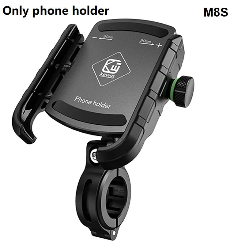 Motorcycle Phone Holder Wireless Charging Cradle 3.0 Quick Charger