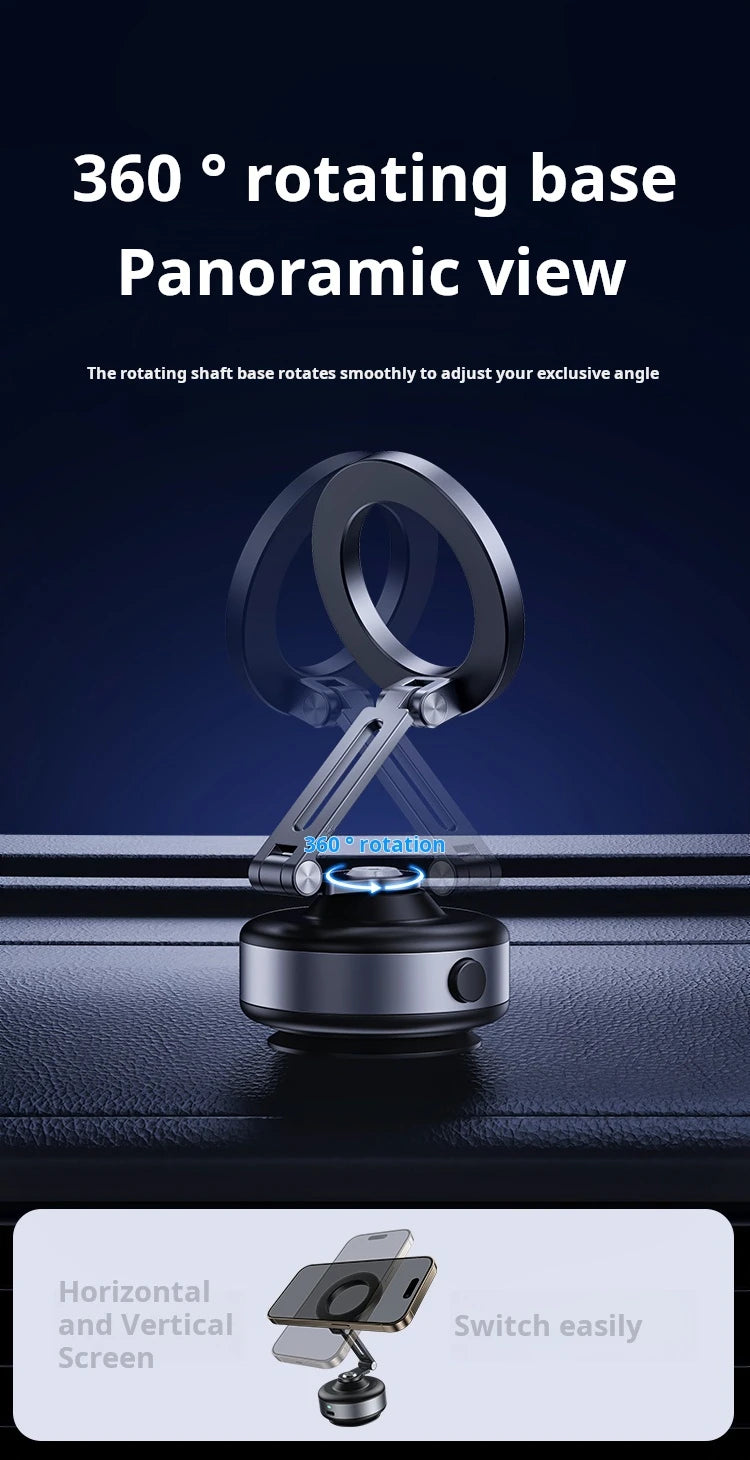 Magnetic Vacuum Adsorption Car Mount Mobile Phone Holder