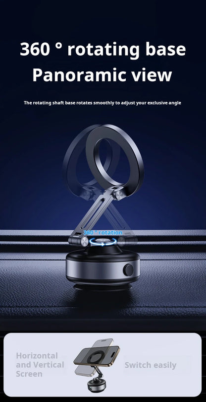 Magnetic Vacuum Adsorption Car Mount Mobile Phone Holder