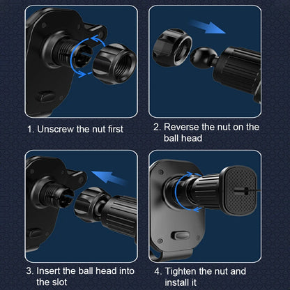 SEAMETAL Gravity Car Phone Holder Mobile Phone Stand