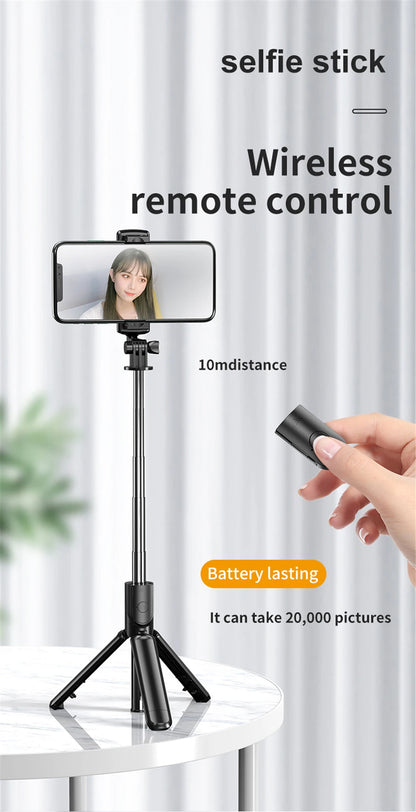 New Wireless Bluetooth Selfie Stick Mobile Phone Holder