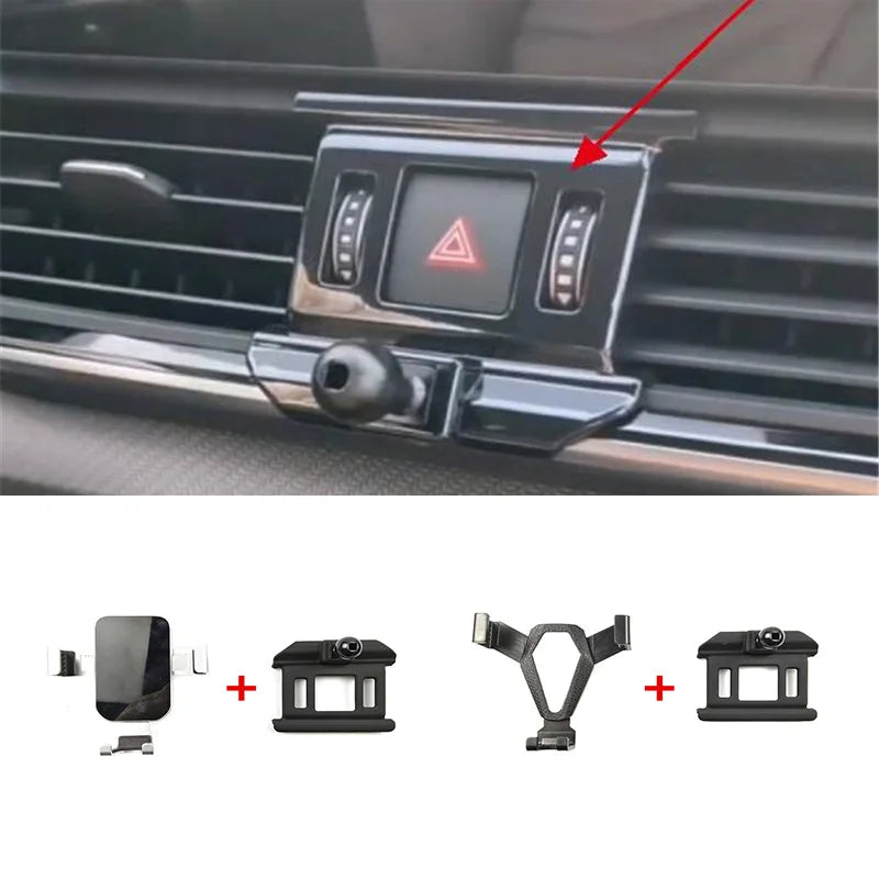 1 Lot ABS Material Audi Q5 FY Special Car Phone Holder