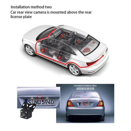 Newes 3Camera 1080P HD Dash Cam Hide Car Recording Camera