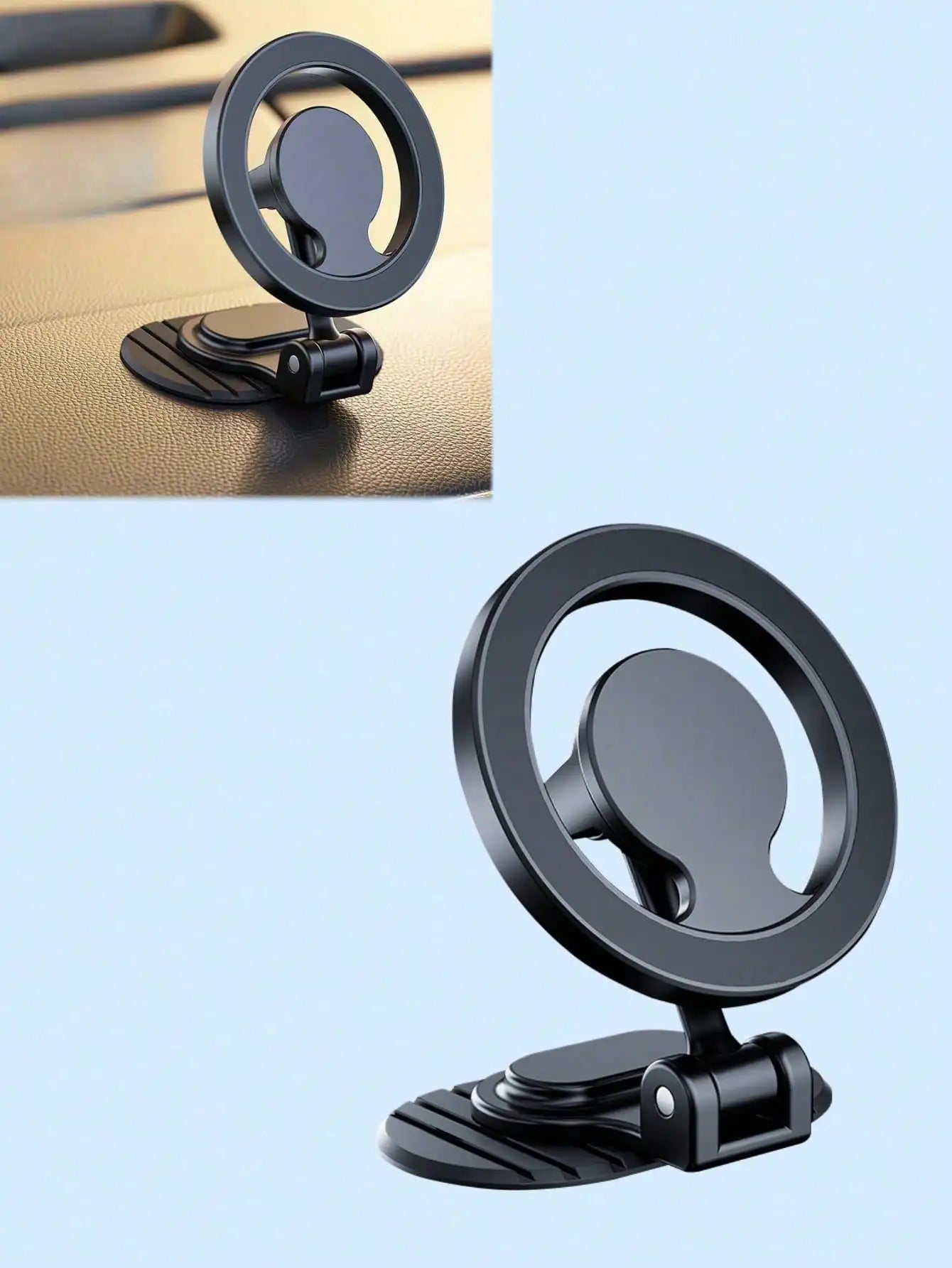 360° Rotating Magnetic Car Phone Holder Foldable