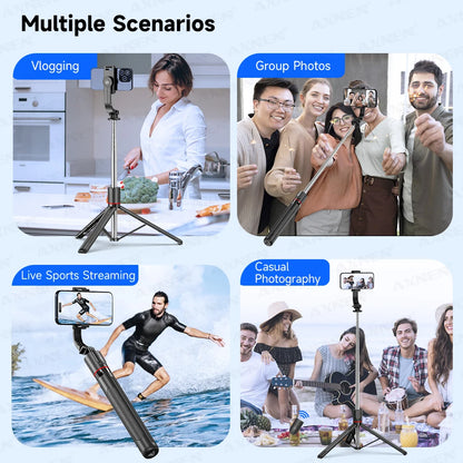 F15 Selfie Stick Tripod with Bluetooth Remote