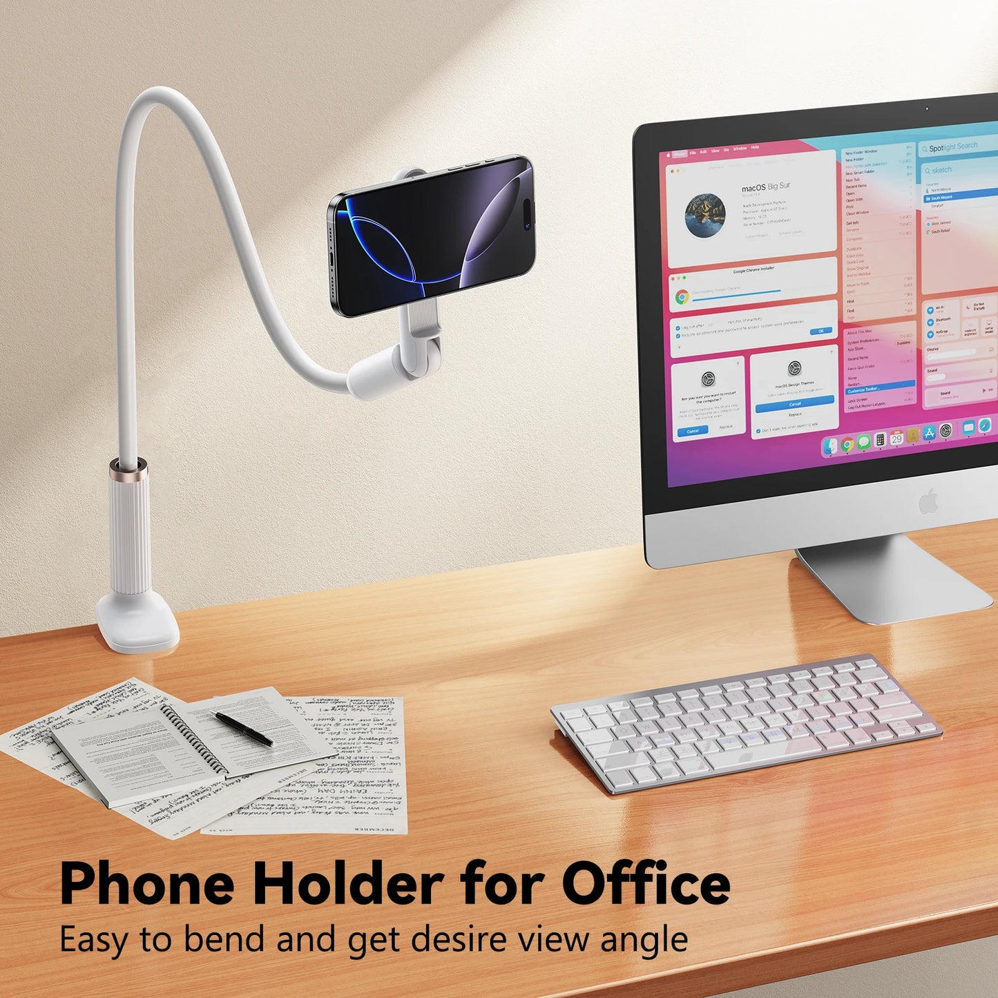 Universal Gooseneck Phone Stand Holder Magnetic