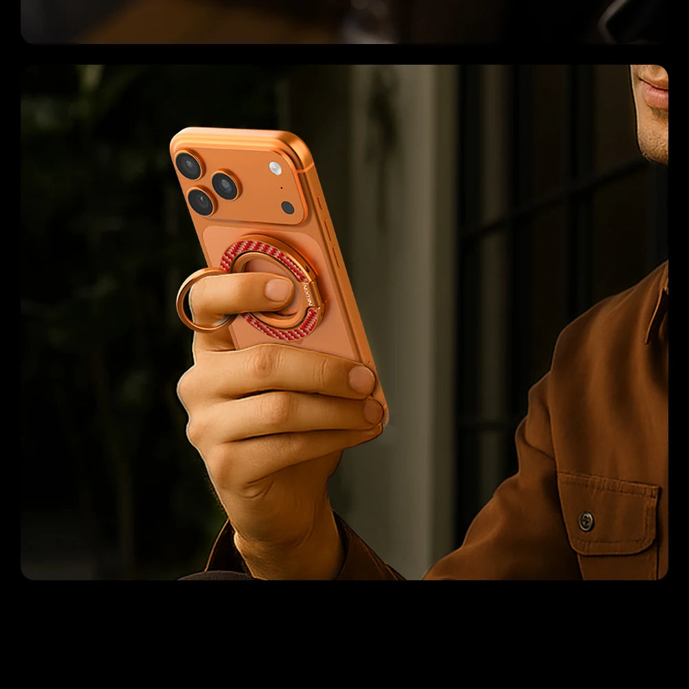 Phone Ring Stand for Double-Sided Magnetic Aluminum Alloy