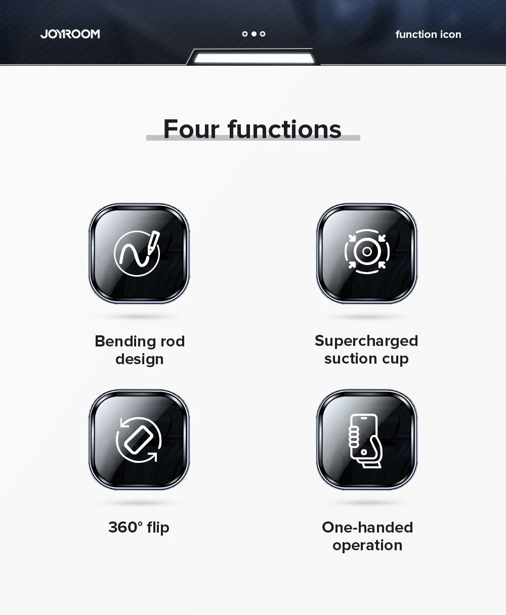 Dashboard Phone Holder Flexible Long Arm