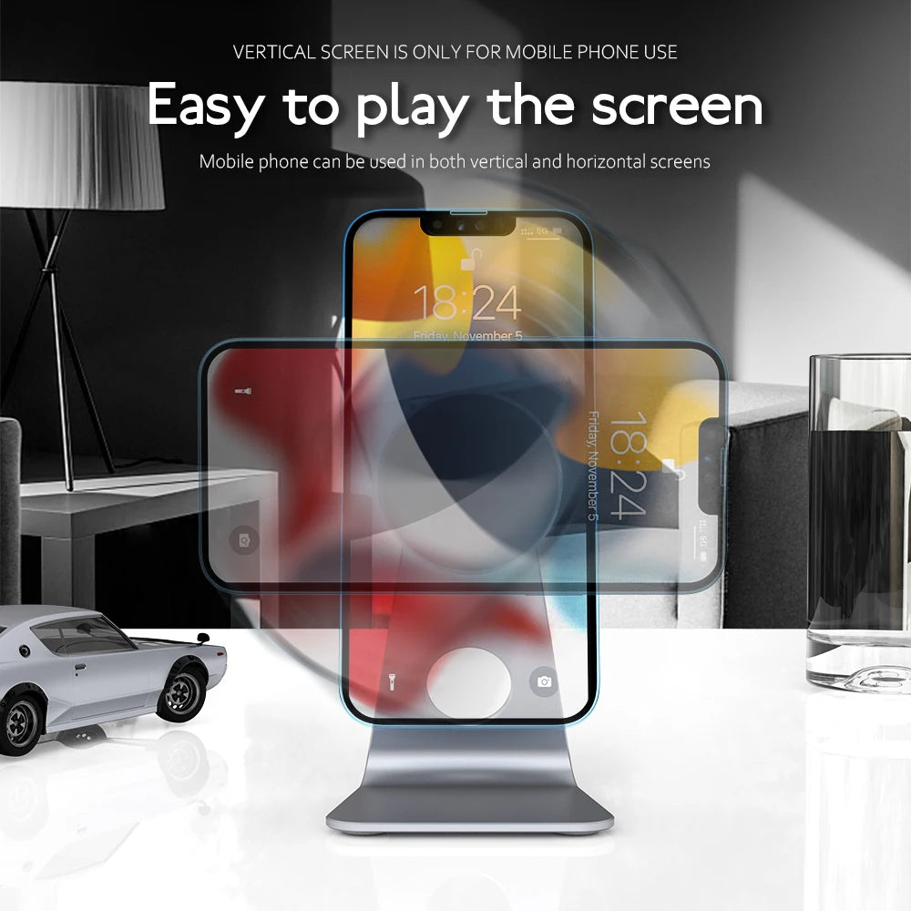 Desktop Magnetic Mobile Phones Holder Aluminum Bracket