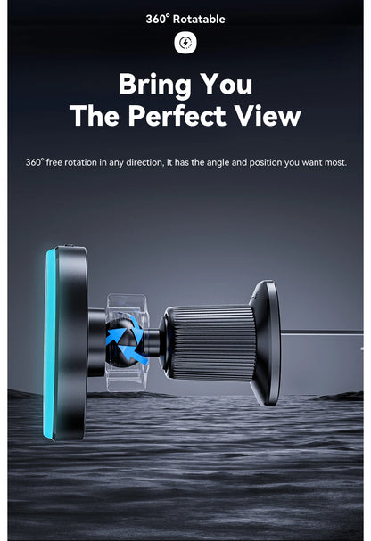 Essager 15W Magnetic Wireless Car Phone Holder Adjustable