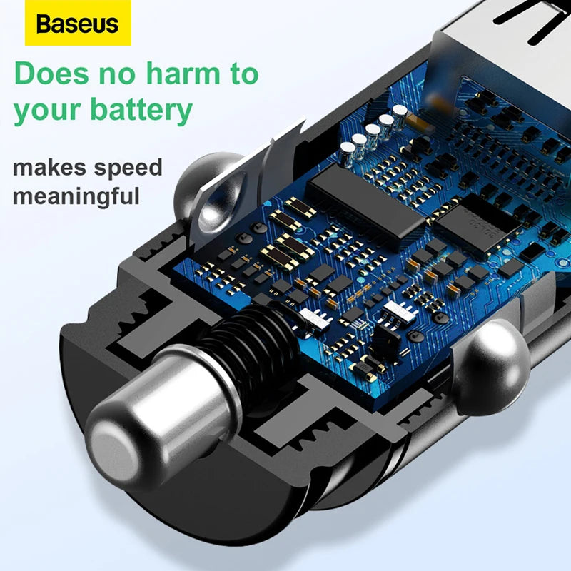 Baseus USB Car Charger Quick Charge Fast Car USB Charger