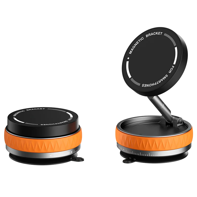 360° Magnetic Vacuum Suction Phone Holder | Dual 180° Adjustable