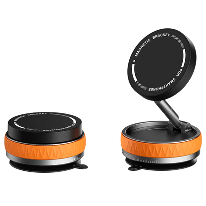 360° Magnetic Vacuum Suction Phone Holder | Dual 180° Adjustable