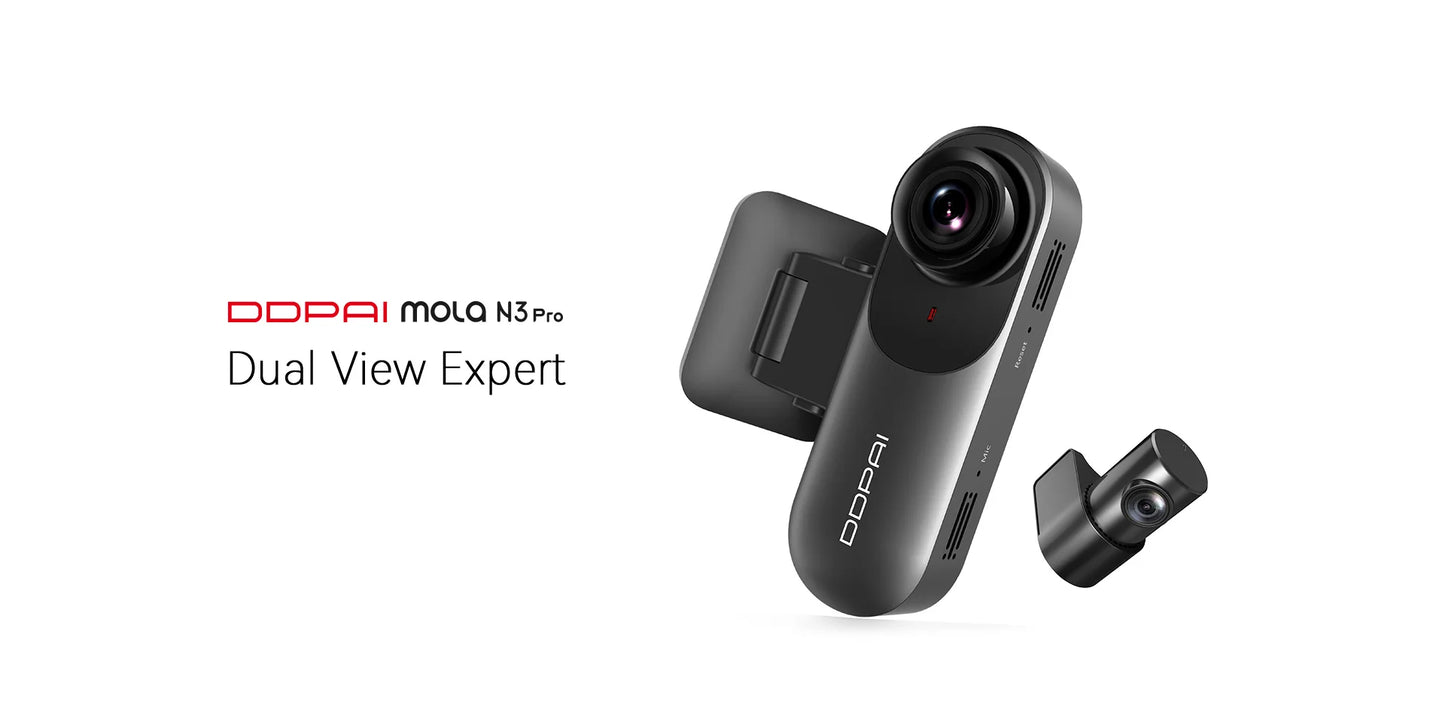 DDPAI Mola N3 Pro Dash Camera Driving Vehicle Cam