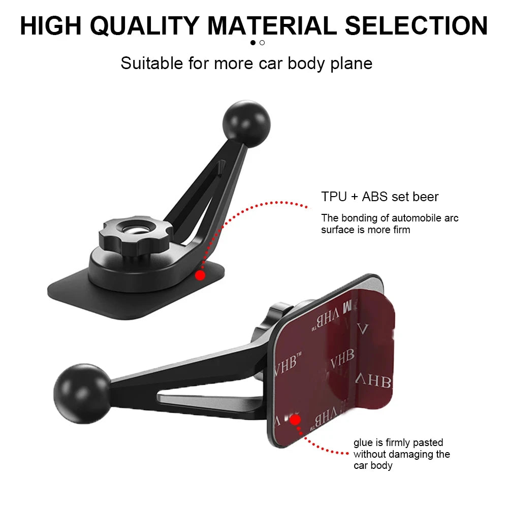Ball Head Bracket with Sticky Base for Mobile Phone DVR Camera