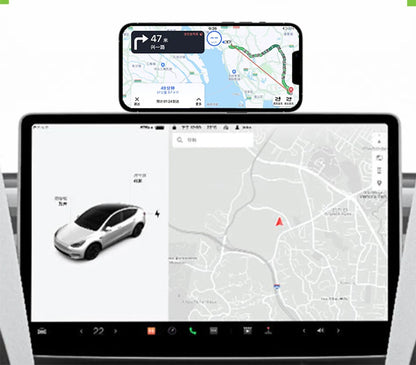 Invisible Foldaway Car Phone Mount Holder 15W Magnetic